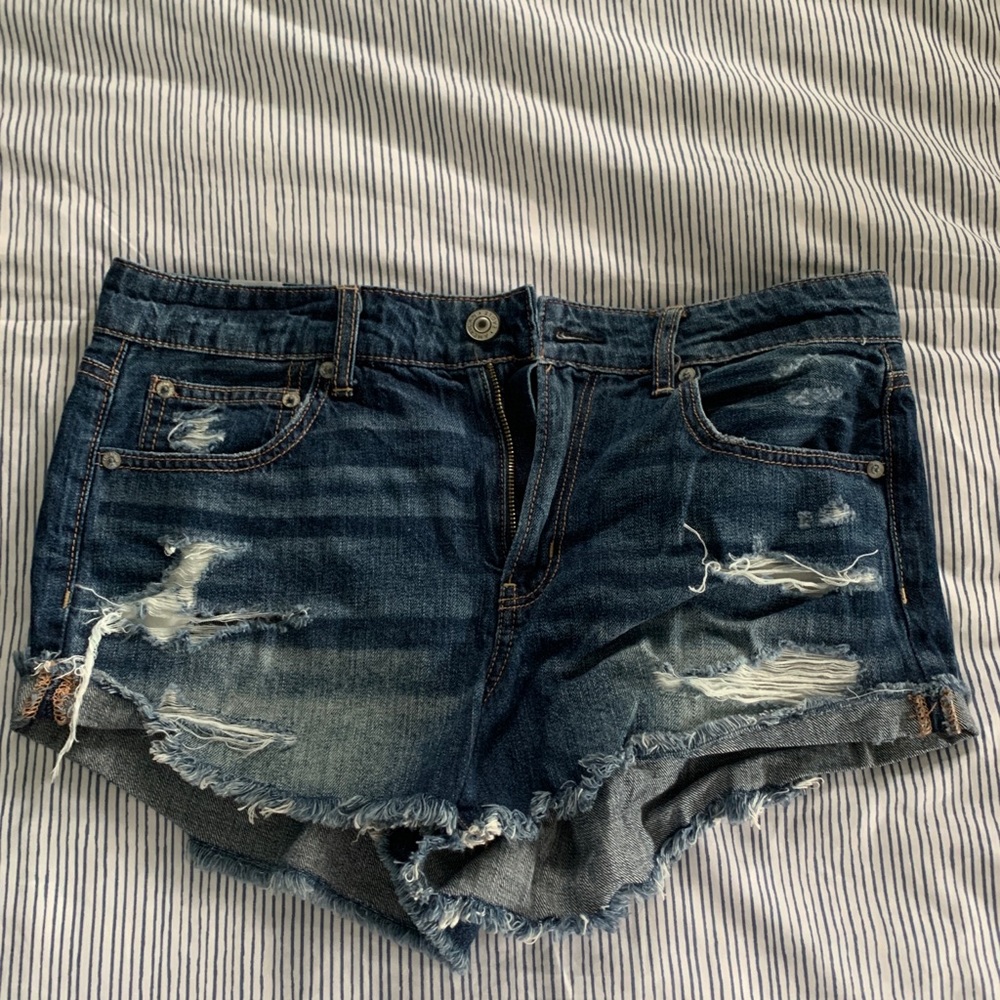 American Eagle Distressed Denim Shorts